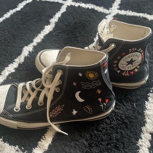 Converse Black and White Canvas Sneakers